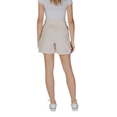 B.Young Beige Cotton Shorts